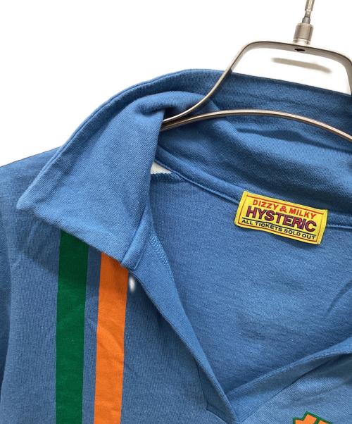 Hysteric Glamour（ヒステリックグラマー）Hysteric Glamour (ヒステリックグラマー) BAD AS MAMA シャツ ブルー サイズ:FREEの古着・服飾アイテム