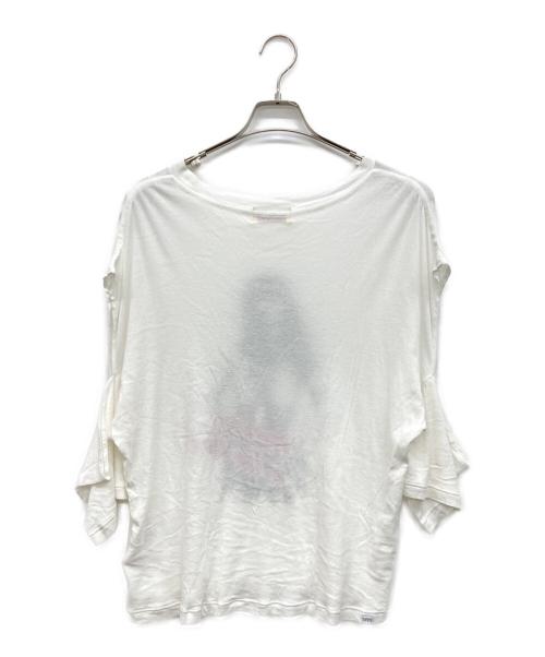 Hysteric Glamour（ヒステリックグラマー）Hysteric Glamour (ヒステリックグラマー) HYS IN THE WIND オーバーサイズTシャツ ホワイト サイズ:FREEの古着・服飾アイテム