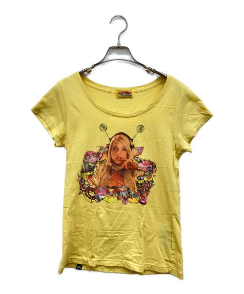 Hysteric Glamour（ヒステリックグラマー）Hysteric Glamour (ヒステリックグラマー) IBUKI SWEETS Tシャツ イエロー サイズ:FREEの古着・服飾アイテム