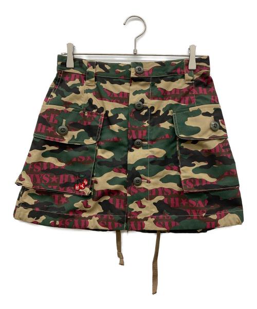 Hysteric Glamour（ヒステリックグラマー）Hysteric Glamour (ヒステリックグラマー) スカート カーキ サイズ:Sの古着・服飾アイテム