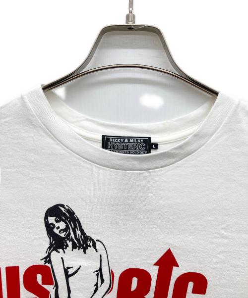 Hysteric Glamour（ヒステリックグラマー）Hysteric Glamour (ヒステリックグラマー) Tシャツ ホワイト サイズ:Lの古着・服飾アイテム