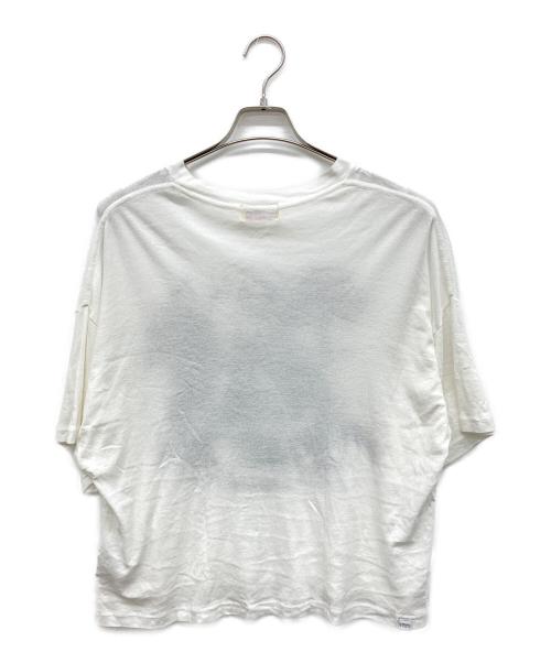 Hysteric Glamour（ヒステリックグラマー）Hysteric Glamour (ヒステリックグラマー) KICK YOUR ASS オーバーサイズTシャツ ホワイト サイズ:FREEの古着・服飾アイテム
