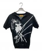 Hysteric Glamourヒステリックグラマー）の古着「ポロシャツ」｜ブラック