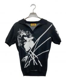 Hysteric Glamour（ヒステリックグラマー）の古着「ポロシャツ」｜ブラック