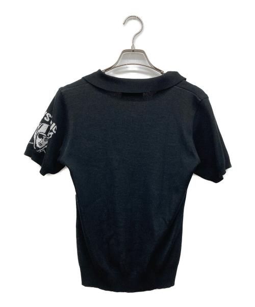 Hysteric Glamour（ヒステリックグラマー）Hysteric Glamour (ヒステリックグラマー) ポロシャツ ブラック サイズ:Freeの古着・服飾アイテム