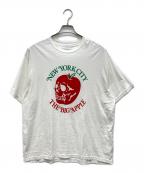 Thee Hysteric XXXジィ ヒステリックトリプルエックス）の古着「THE BIG APPLE Tシャツ」｜ホワイト