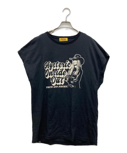 Hysteric Glamour（ヒステリックグラマー）Hysteric Glamour (ヒステリックグラマー) INSIDE OUT Tシャツ ブラック サイズ:FREEの古着・服飾アイテム