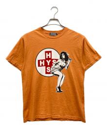 Hysteric Glamour（ヒステリックグラマー）の古着「Tシャツ」｜オレンジ