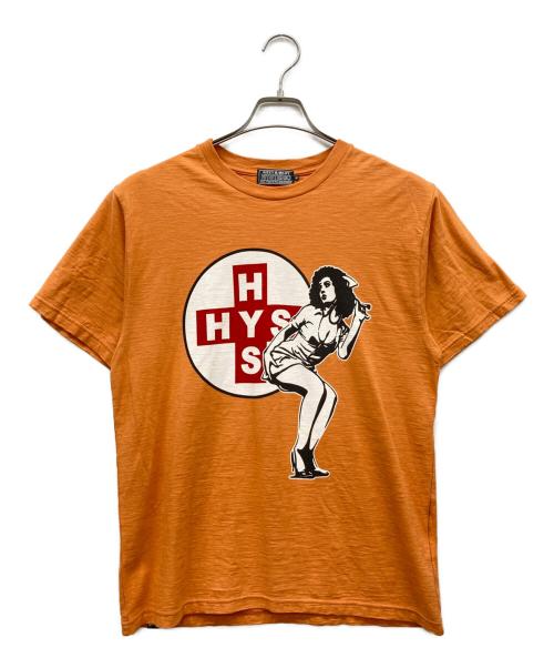 Hysteric Glamour（ヒステリックグラマー）Hysteric Glamour (ヒステリックグラマー) Tシャツ オレンジ サイズ:Mの古着・服飾アイテム