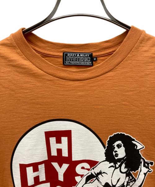 Hysteric Glamour（ヒステリックグラマー）Hysteric Glamour (ヒステリックグラマー) Tシャツ オレンジ サイズ:Mの古着・服飾アイテム