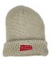 Hysteric Glamour（ヒステリックグラマー）の古着「FLAME LOGOニット帽」｜ベージュ