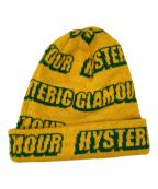 Hysteric Glamourヒステリックグラマー）の古着「HYSTERIC POST柄 ニットキャップ」｜イエロー