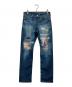 Hysteric Glamour（ヒステリックグラマー）の古着「ARTMAKE FAKE JEANS」｜インディゴ