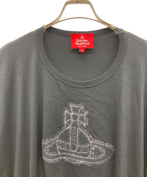 Vivienne Westwood（ヴィヴィアンウエストウッド）Vivienne Westwood (ヴィヴィアンウエストウッド) オーブ刺繍ワンピース ブラック サイズ:00の古着・服飾アイテム