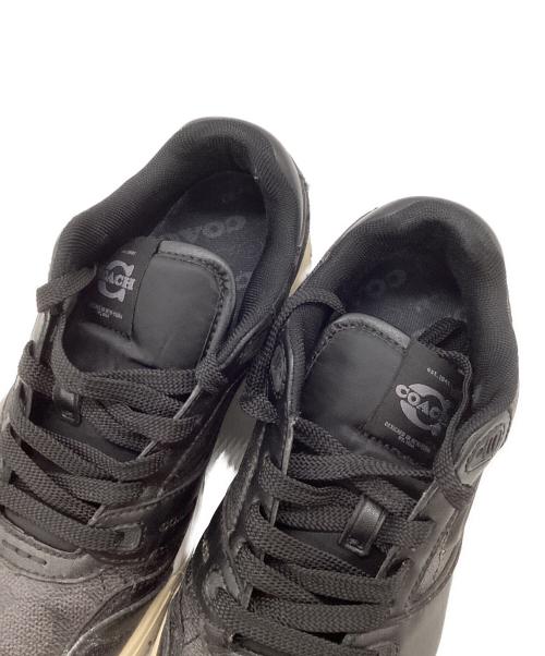 COACH（コーチ）COACH (コーチ) ソーホー スニーカー・シグネチャー キャンバス ブラック サイズ:US 8Bの古着・服飾アイテム