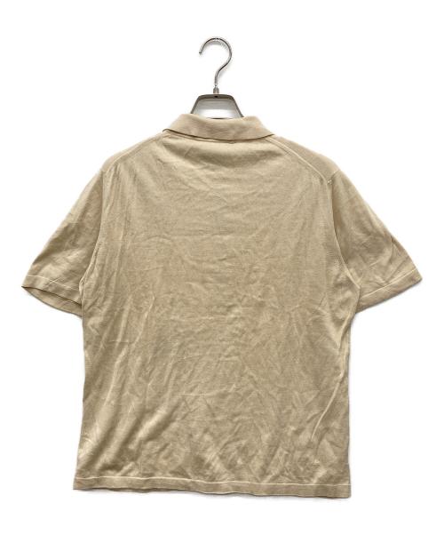 GUCCI（グッチ）GUCCI (グッチ) コットンニットポロシャツ ベージュ サイズ:Sの古着・服飾アイテム