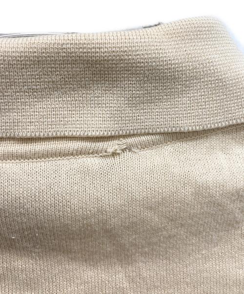 GUCCI（グッチ）GUCCI (グッチ) コットンニットポロシャツ ベージュ サイズ:Sの古着・服飾アイテム