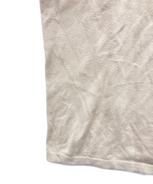 GUCCI（グッチ）GUCCI (グッチ) コットンニットポロシャツ ベージュ サイズ:Sの古着・服飾アイテム