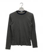 Obladaオブラダ）の古着「SHEER LONG SLEEVE TEE」｜オリーブ