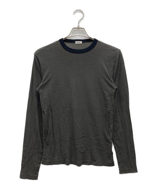 Oblada（オブラダ）Oblada (オブラダ) SHEER LONG SLEEVE TEE オリーブ サイズ:FREEの古着・服飾アイテム