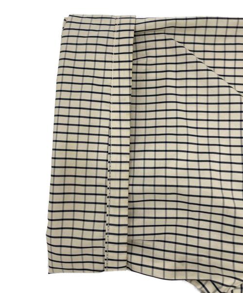 Shosh（ショッシュ）Shosh (ショッシュ) アシンメトリーノーカラーブラウス ベージュ サイズ:1の古着・服飾アイテム
