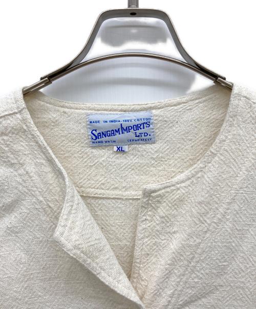 sangam imports ltd（サンガムインポーツリミテッド）sangam imports ltd (サンガムインポーツリミテッド) コットンジャケット アイボリー サイズ:XLの古着・服飾アイテム