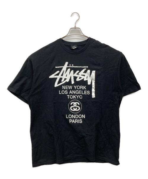 stussy（ステューシー）stussy (ステューシー) 両面プリントTシャツ ブラック サイズ:XLの古着・服飾アイテム
