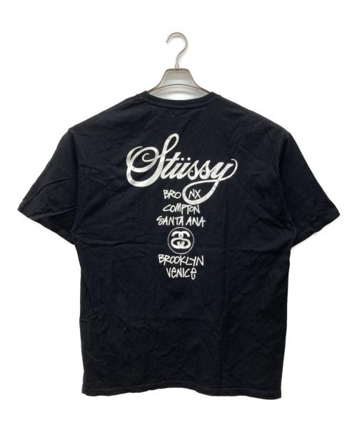 stussy（ステューシー）stussy (ステューシー) 両面プリントTシャツ ブラック サイズ:XLの古着・服飾アイテム