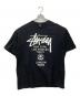 stussy（ステューシー）の古着「両面プリントTシャツ」｜ブラック