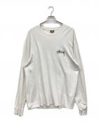 stussyステューシー）の古着「Painter Pigment Dyed」｜ホワイト