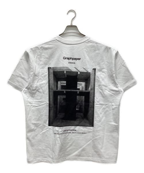 Graphpaper（グラフペーパー）Graphpaper (グラフペーパー) Osaka Exclusive S/S Oversized Tee ホワイト サイズ:O/Sの古着・服飾アイテム