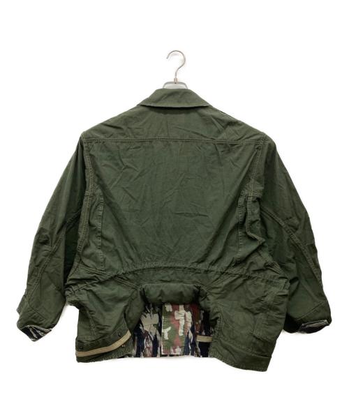 ALPHA（アルファ）ALPHA (アルファ) beautiful people (ビューティフルピープル) double-end camouflage field jacket カーキ サイズ:36の古着・服飾アイテム