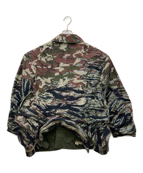ALPHA（アルファ）ALPHA (アルファ) beautiful people (ビューティフルピープル) double-end camouflage field jacket カーキ サイズ:36の古着・服飾アイテム