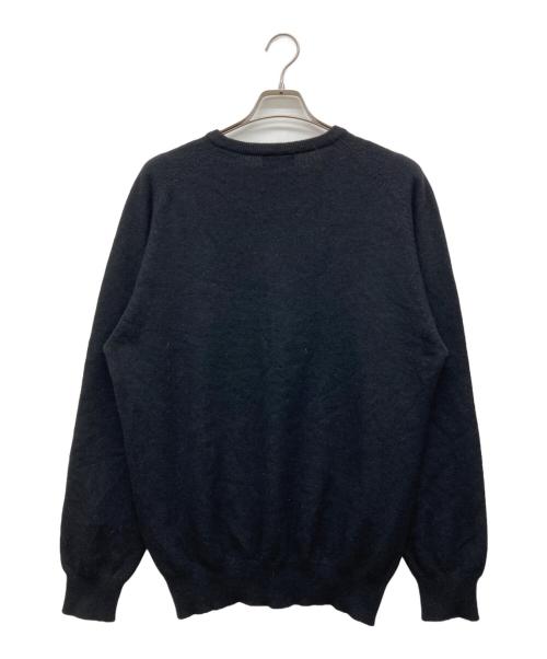 LAND'S END（ランズエンド）LAND'S END (ランズエンド) 90s カシミヤニット ネイビー サイズ:M38-40の古着・服飾アイテム