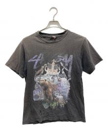 stussy（ステューシー）の古着「プリントTシャツ」｜ブラック