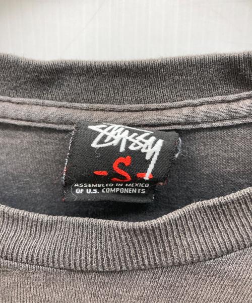 stussy（ステューシー）stussy (ステューシー) プリントTシャツ ブラック サイズ:Sの古着・服飾アイテム