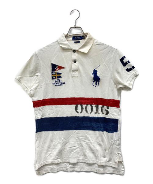 POLO RALPH LAUREN（ポロ・ラルフローレン）POLO RALPH LAUREN (ポロ・ラルフローレン) ビッグポニーポロシャツ ホワイト サイズ:M 175/96Aの古着・服飾アイテム