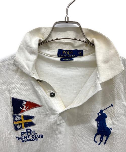 POLO RALPH LAUREN（ポロ・ラルフローレン）POLO RALPH LAUREN (ポロ・ラルフローレン) ビッグポニーポロシャツ ホワイト サイズ:M 175/96Aの古着・服飾アイテム