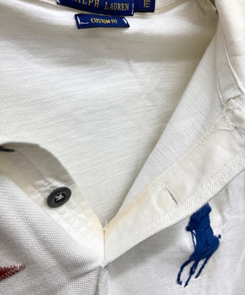 POLO RALPH LAUREN（ポロ・ラルフローレン）POLO RALPH LAUREN (ポロ・ラルフローレン) ビッグポニーポロシャツ ホワイト サイズ:M 175/96Aの古着・服飾アイテム