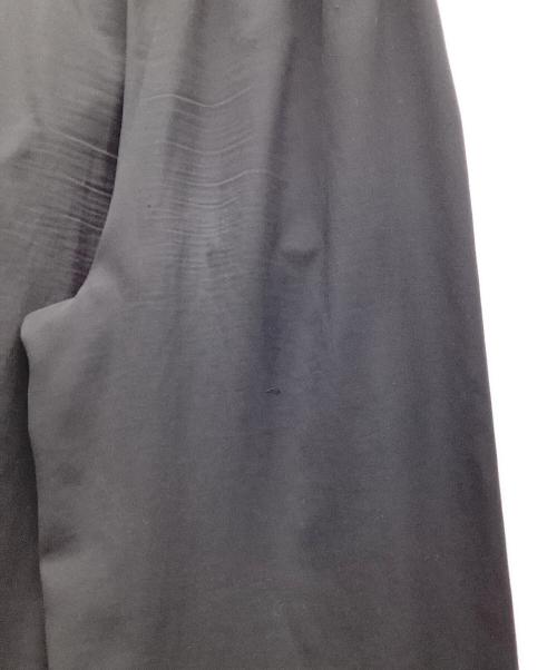 ENFOLD（エンフォルド）ENFOLD (エンフォルド) PEライトジョーゼット ワイドパンツ スラックス ブラック サイズ:38の古着・服飾アイテム