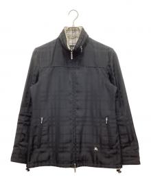 BURBERRY BLACK LABEL（バーバリーブラックレーベル）の古着「ジャケット」｜ブラック