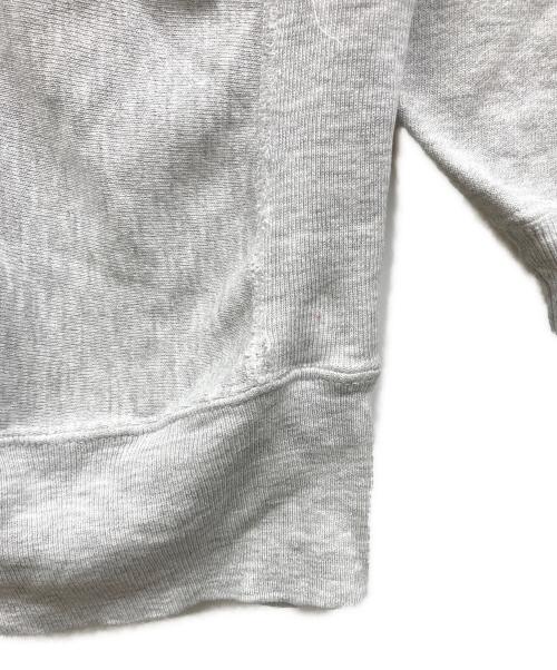 Champion（チャンピオン）Champion (チャンピオン) 三段中抜きカプセルプリントリバースウィーブスウェット グレー サイズ:X-LARGEの古着・服飾アイテム