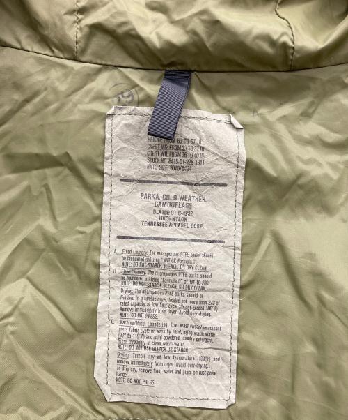 US ARMY（ユーエスアーミー）US ARMY (ユーエスアーミー) COLD WRATHER PARKA CAMOUFLAGE カーキ サイズ:Ｓの古着・服飾アイテム