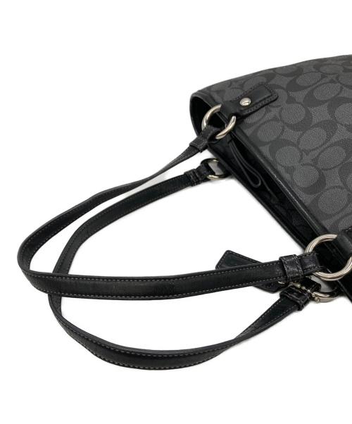 COACH（コーチ）COACH (コーチ) シグネチャートートバッグ ブラックの古着・服飾アイテム