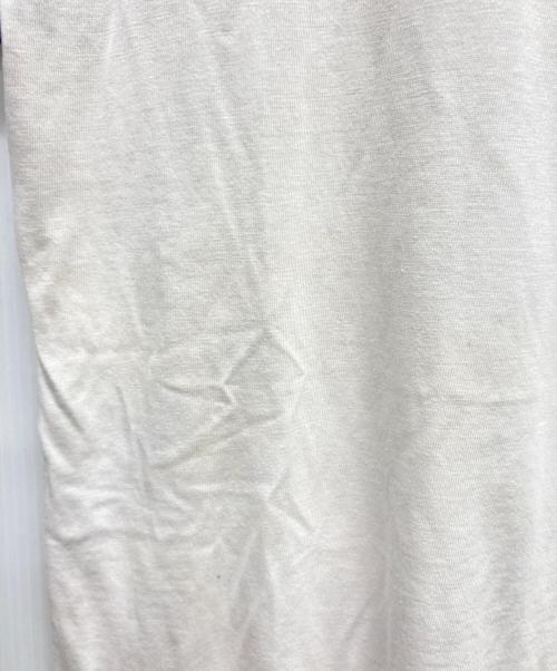 Champion（チャンピオン）Champion (チャンピオン) ヘンリーネックカットソー ホワイト サイズ:LARGEの古着・服飾アイテム