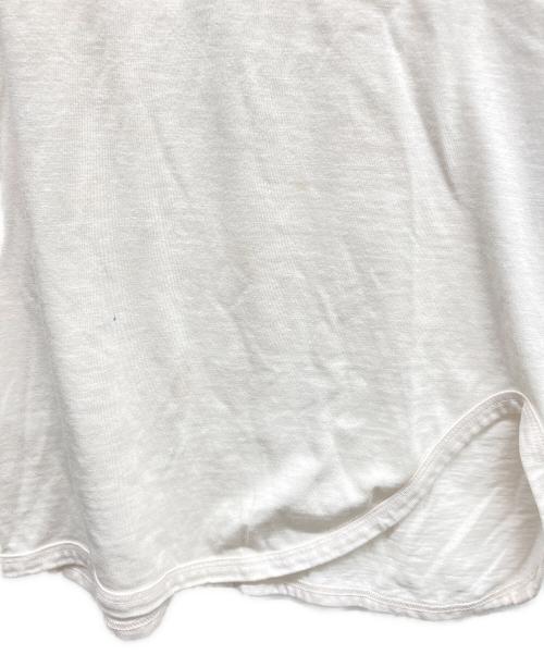Champion（チャンピオン）Champion (チャンピオン) ヘンリーネックカットソー ホワイト サイズ:LARGEの古着・服飾アイテム