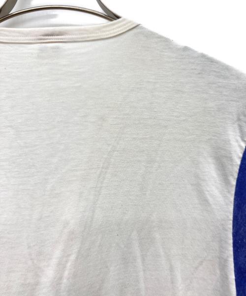 Champion（チャンピオン）Champion (チャンピオン) ヘンリーネックカットソー ホワイト サイズ:LARGEの古着・服飾アイテム