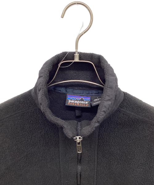Patagonia（パタゴニア）Patagonia (パタゴニア) シンチラフリースジャケット ブラック サイズ:Lの古着・服飾アイテム