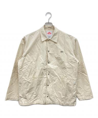 DANTON リネン カバーオール サイズ38 オフホワイト 中古・古着通販】DANTON (ダントン) リネン混カバーオール アイボリー