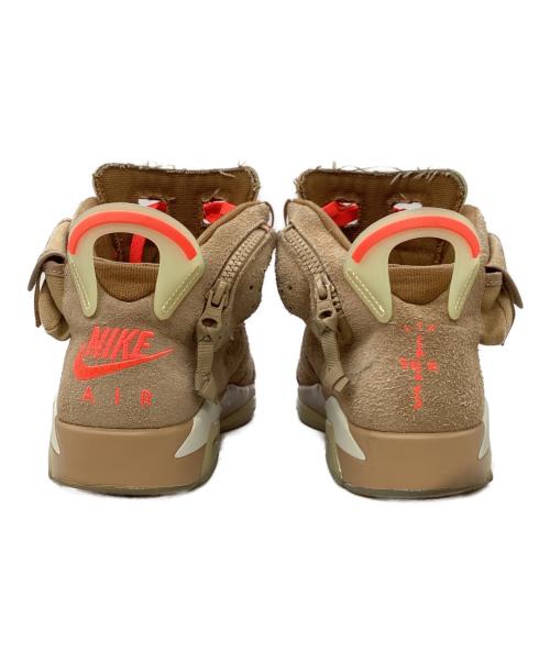 NIKE（ナイキ）NIKE (ナイキ) TRAVIS SCOTT (トラヴィススコット) AIR JORDAN 6 RETRO ベージュ サイズ:US8の古着・服飾アイテム